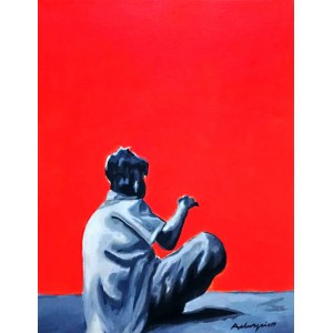 Arsalan Naqvi, 18 x 24 Inch, Acrylic on Canvas, Figurative Painting, AC-ARN-071